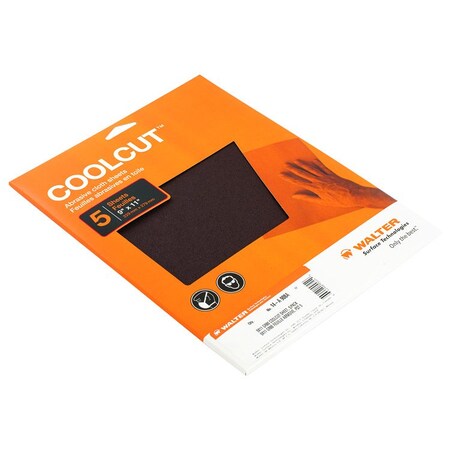 Walter Surface Technologies Coolcut Hand Sheets 9" X 11" Gr80 Pk5 14A908A